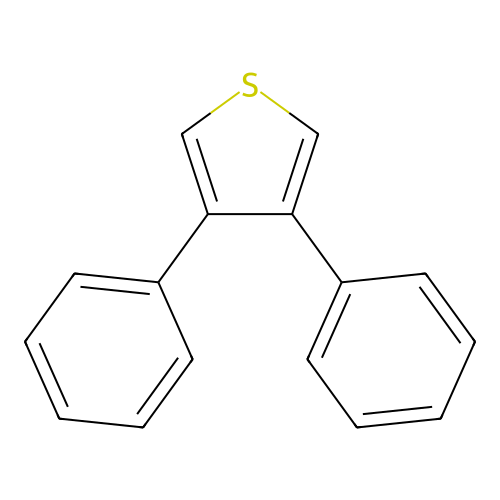 3,4-Diphenylthiophene structure