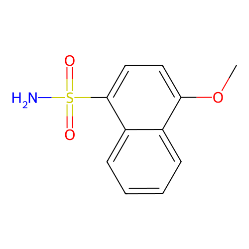 4-Methoxynaphthalene-1-sulfonamide structure