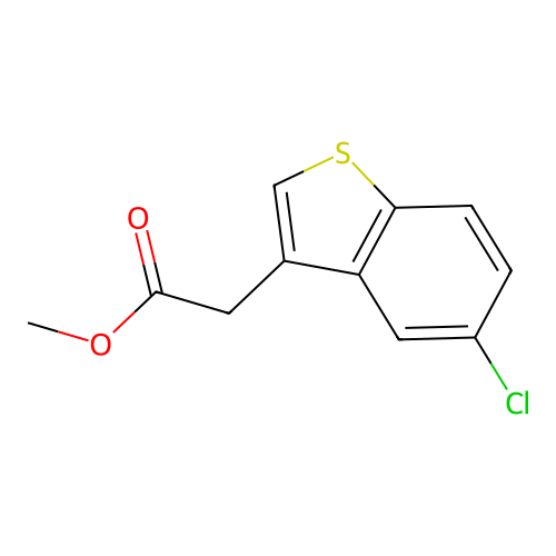 Methyl 2-(5-chlorobenzo[b]thiophen-3-yl)acetate structure