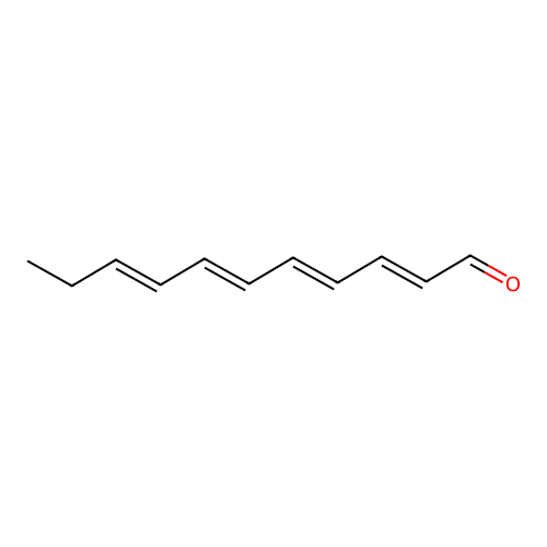2,4,6,8-Undecatetraenal structure