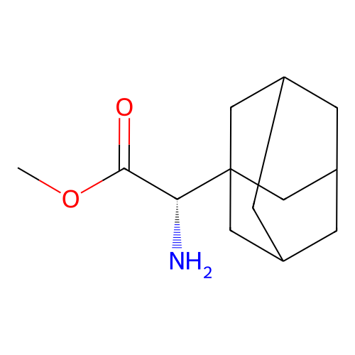methyl (2S)-2-(1-adamantyl)-2-amino-acetate structure