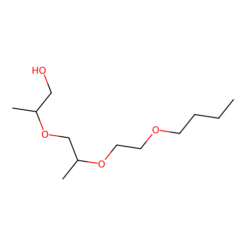 2-[2-(2-Butoxyethoxy)propoxy]propan-1-ol structure