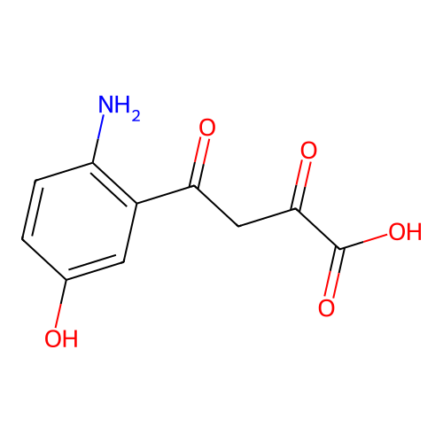 4-(2-Amino-5-hydroxyphenyl)-2,4-dioxobutanoic acid structure