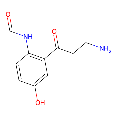 甲酰基-5-羟基犬尿胺 structure