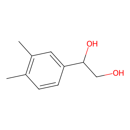 1-(3,4-Dimethylphenyl)ethane-1,2-diol structure