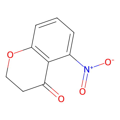 5-Nitro-4-chromanone structure