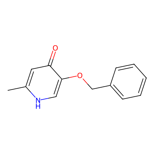 5-(benzyloxy)-2-methylpyridin-4(1H)-one structure