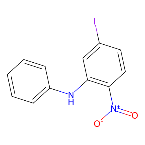 5-iodo-2-nitro-N-phenylaniline structure