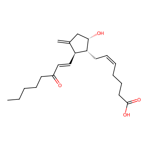 11-Deoxy-11-methylene-15-keto-PGD2 structure