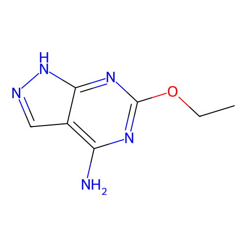 4-Amino-6-ethyloxopyrazolo[3,4-d]pyrimidine structure