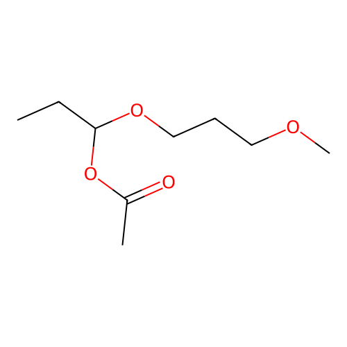 1-(3-Methoxypropoxy)propyl acetate structure