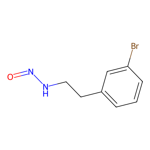 N-(3-Bromophenethyl)nitrous amide structure