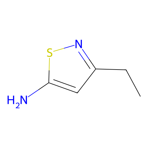 3-Ethylisothiazol-5-amine structure