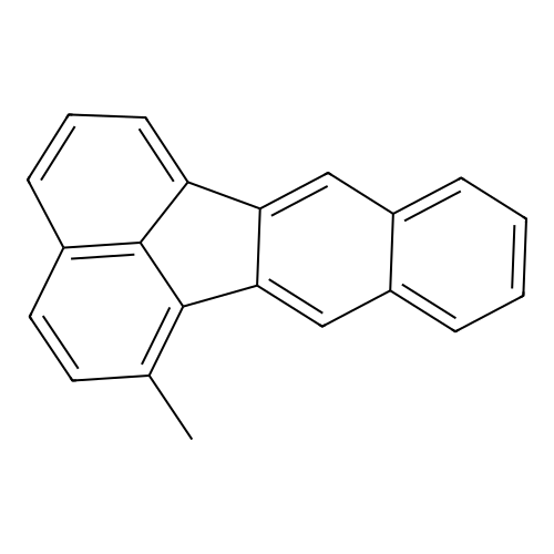 Benzo(k)fluoranthene, methyl- structure