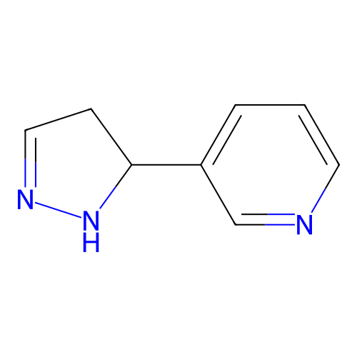 5-(3-Pyridyl)-2-pyrazoline structure