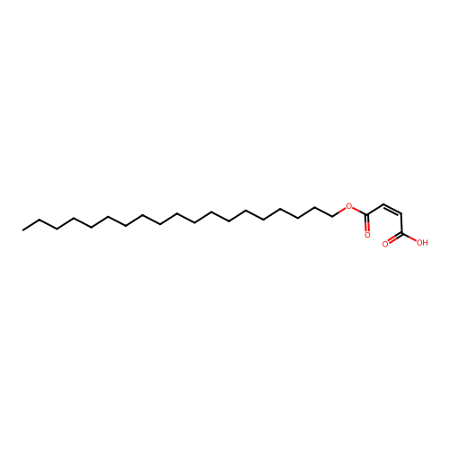 1-Nonadecyl (2Z)-2-butenedioate structure