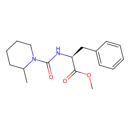 (2S)-methyl 2-(2-methylpiperidine-1-carboxamido)-3-phenylpropanoate structure