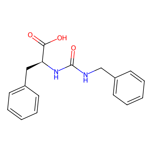 N-(benzylcarbamoyl)-L-phenylalanine structure