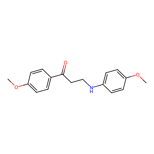 3-(4-Methoxyanilino)-1-(4-methoxyphenyl)-1-propanone structure