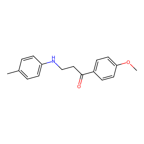 1-(4-Methoxyphenyl)-3-(4-methylanilino)propan-1-one structure