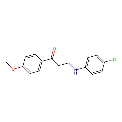 3-(4-Chloroanilino)-1-(4-methoxyphenyl)-1-propanone structure