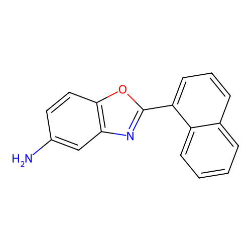 2-(1-Naphthyl)-1,3-benzoxazol-5-amine structure