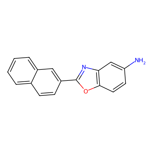 2-(2-萘基)苯并噁唑-5-胺 structure