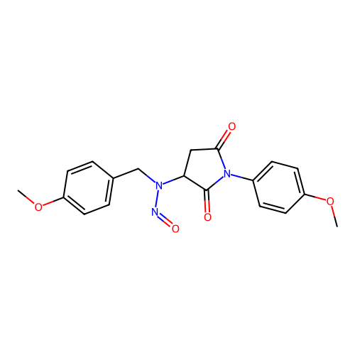 3-[(4-Methoxybenzyl)(nitroso)amino]-1-(4-methoxyphenyl)pyrrolidine-2,5-dione structure