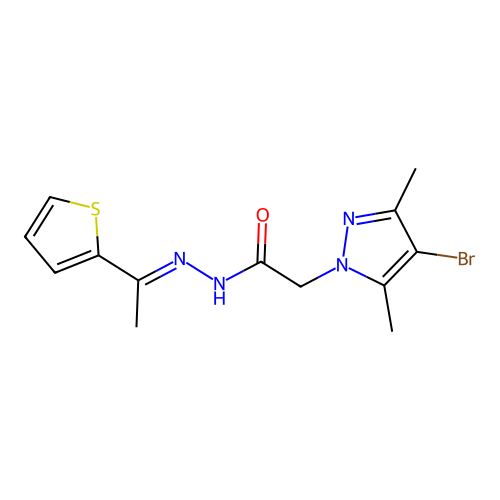 C13H15BrN4OS structure
