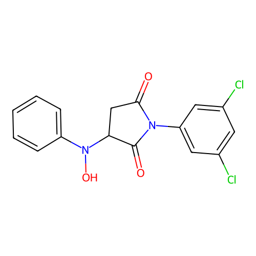 1-(3,5-dichlorophenyl)-3-(N-hydroxyanilino)pyrrolidine-2,5-dione structure
