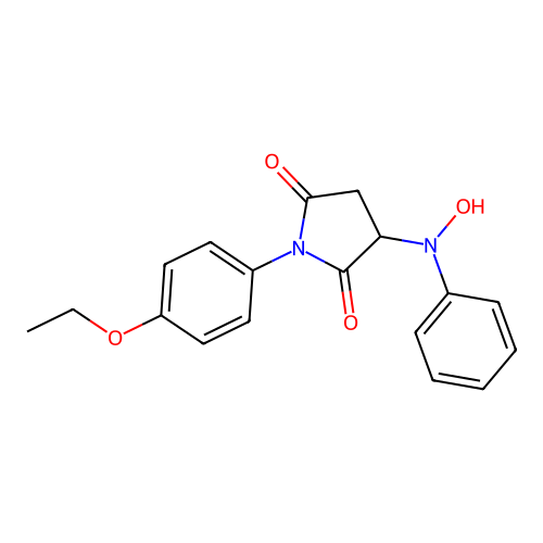 1-(4-Ethoxyphenyl)-3-(hydroxy(phenyl)amino)pyrrolidine-2,5-dione structure