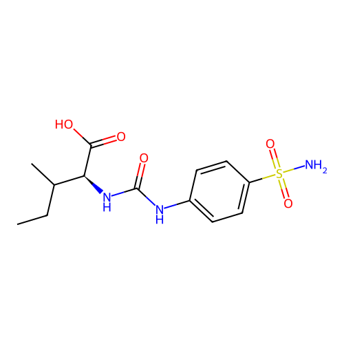 (S)-3-Methyl-2-[3-(4-sulfamoyl-phenyl)-ureido]-pentanoic acid structure