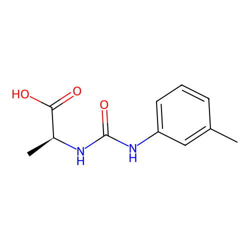 (S)-2-(3-m-Tolyl-ureido)-propionic acid structure