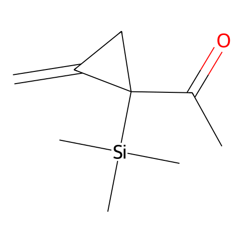 Cyclopropane, 1-acetyl-2-methylene-1-trimethylsilyl- structure