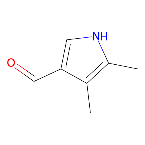 4,5-Dimethyl-1H-pyrrole-3-carboxaldehyde structure