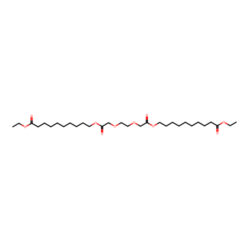 3,6-Dioxaoctanedioic acid, bis[9-(ethoxycarbonyl)nonyl] ester structure
