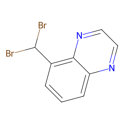 5-(Dibromomethyl)quinoxaline structure
