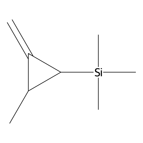 Cyclopropane, 1-methylene-3-methyl-2-trimethylsilyl- structure