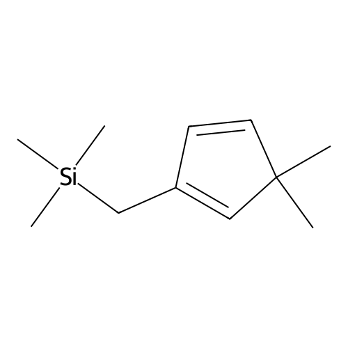 1,3-Cyclopentadiene, 5,5-dimethyl-2-(trimethylsilylmethyl)- structure