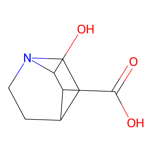 3-Carboxy-2-hydroxy-quinuclidine structure