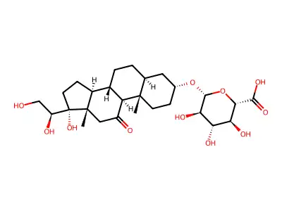 20beta-Cortolone-3-glucuronide structure