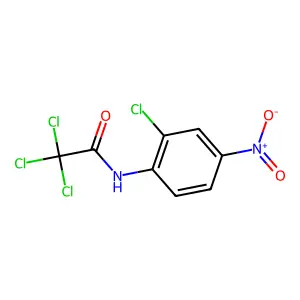 Acetamide, 2,2,2-trichloro-N-(2-chloro-4-nitrophenyl)- structure