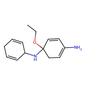 Benzenamine, 4-ethoxy-N-(4-imino-2,5-cyclohexadien-1-ylidene)- structure