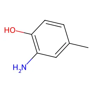 2-Amino-4-methylphenol structure