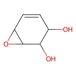 3,4-Epoxy-1,2,3,4-tetrahydrobenzene-1,2-diol structure