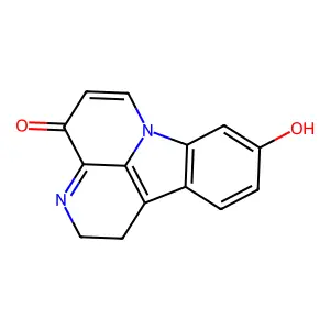 4H-Indolo(3,2,1-de)(1,5)naphthyridin-4-one, 1,2-dihydro-9-hydroxy- structure
