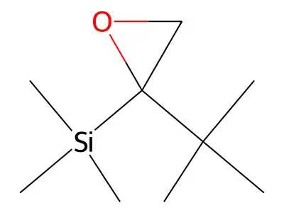 Oxirane, 2-(1,1-dimethylethyl)-2-trimethylsilyl- structure