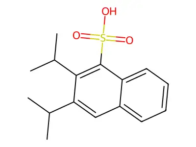 Sodium diisopropylnaphthalenesulphonate structure