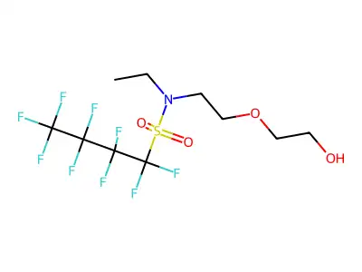 (C2-H4-O)mult-C8-H10-F9-N-O3-S structure
