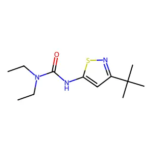 N'-(3-tert-Butyl-5-isothiazolyl)-N,N-diethylurea structure